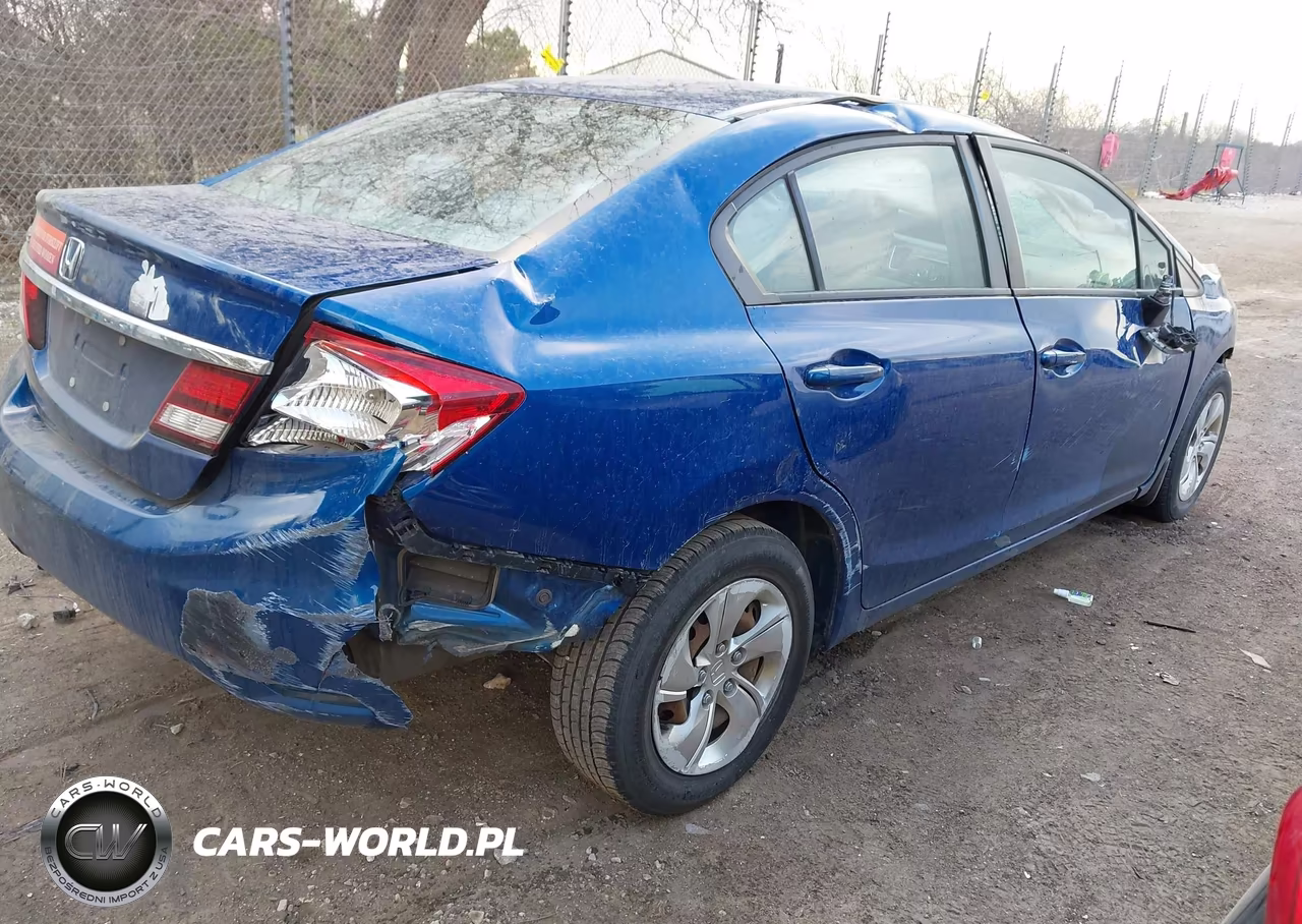 2015 Honda Civic Lx VIN:19XFB2F52FE044410 - 4