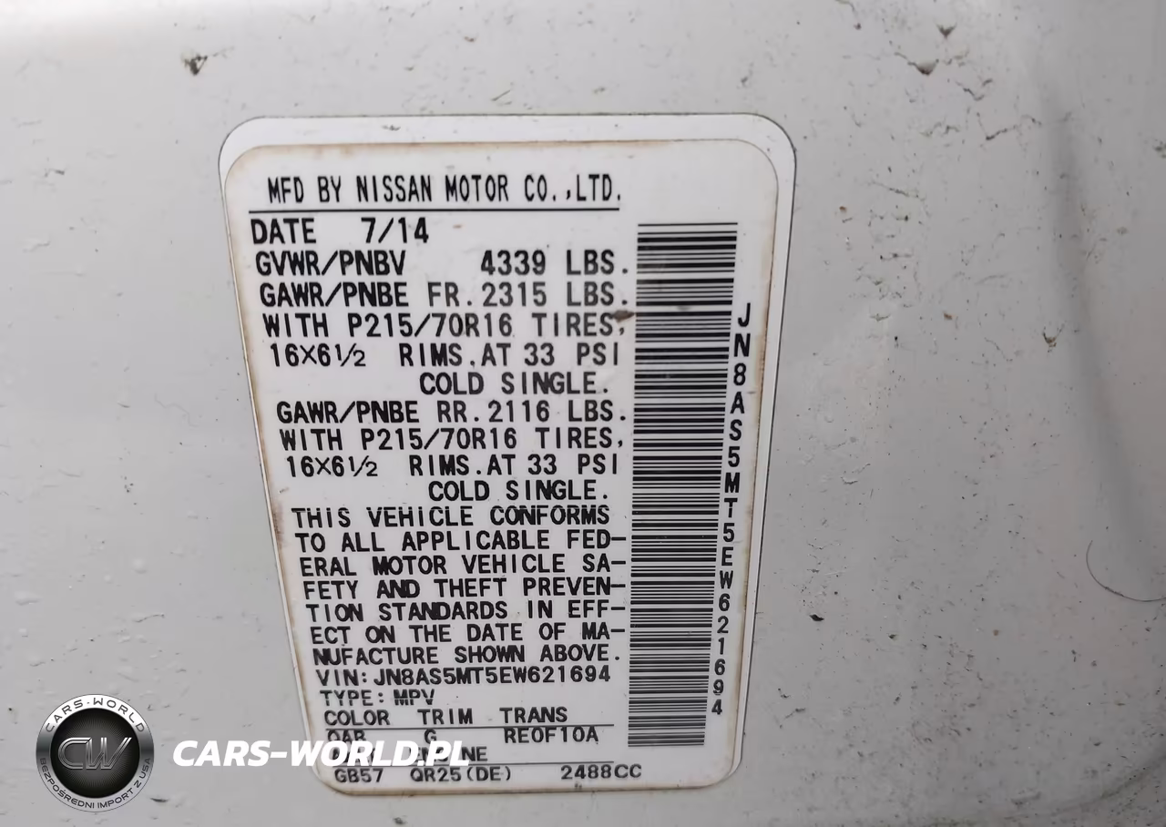 2014 Nissan Rogue Select S VIN:JN8AS5MT5EW621694 - 9