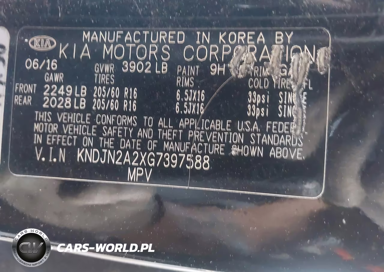 2016 Kia Soul VIN:KNDJN2A2XG7397588 - 9