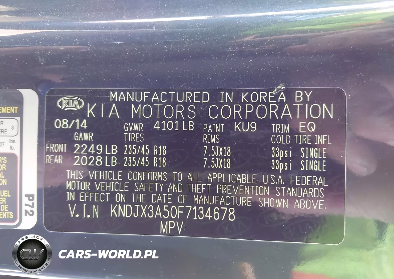2015 Kia Soul ! VIN:KNDJX3A50F7134678 - 9