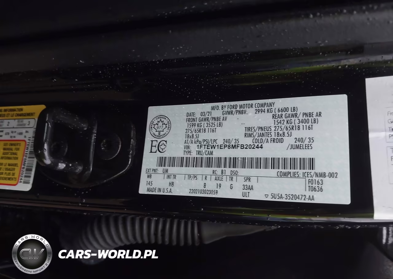 2021 Ford F-150 Lariat VIN:1FTEW1EP8MFB20244 - 9