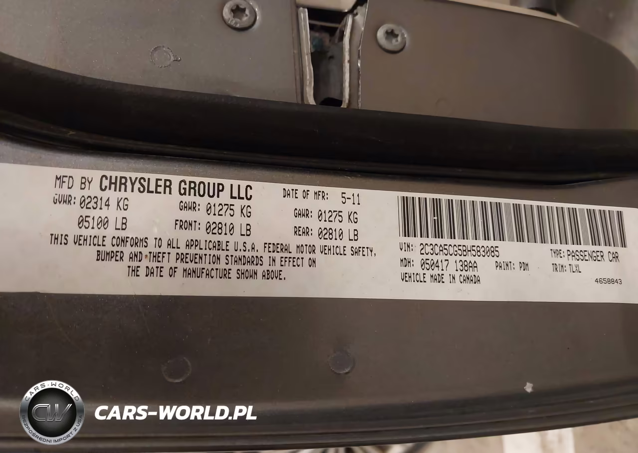 2011 Chrysler 300 Limited VIN:2C3CA5CG5BH583085 - 9