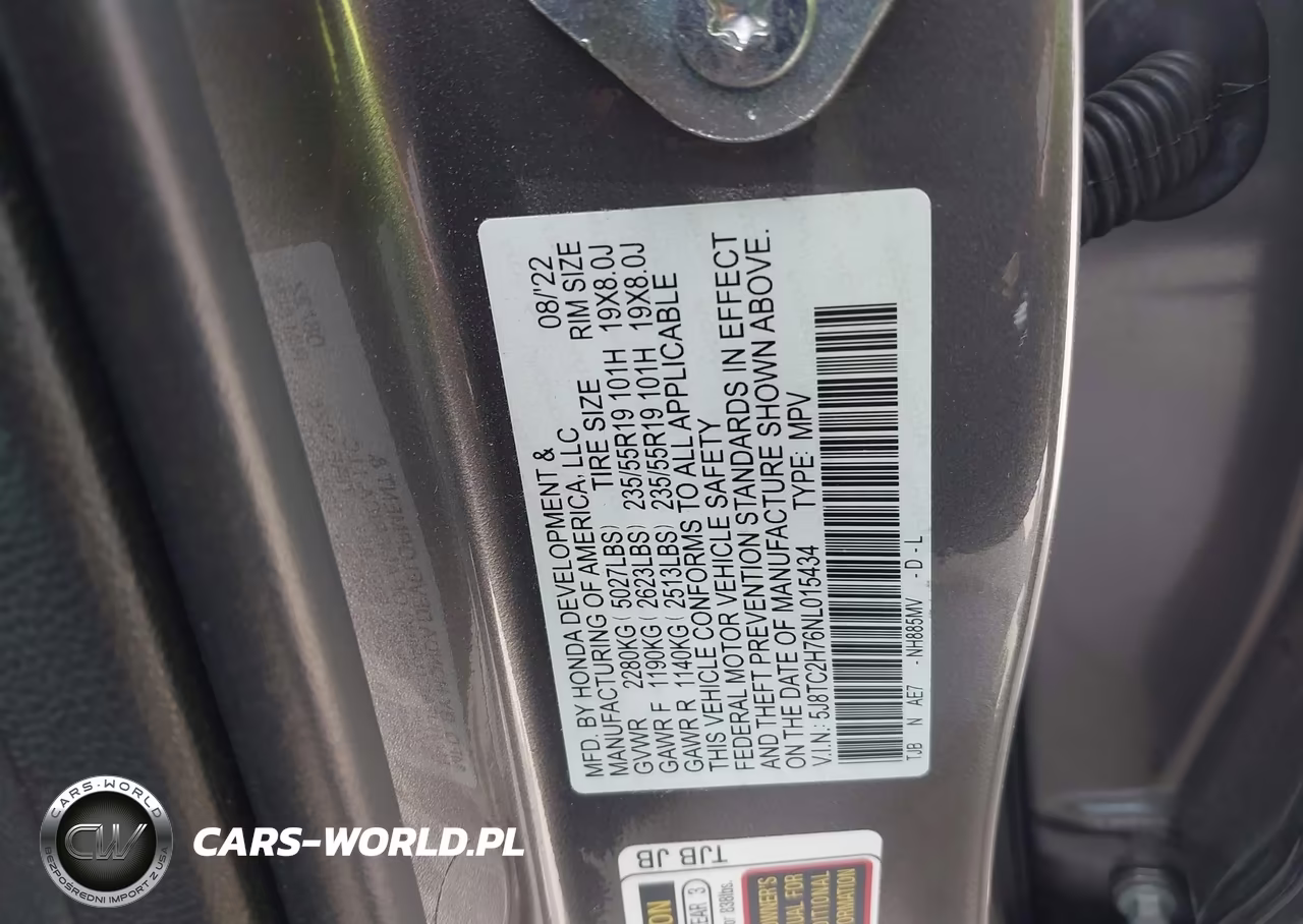 2022 Acura Rdx Advance Package VIN:5J8TC2H76NL015434 - 9