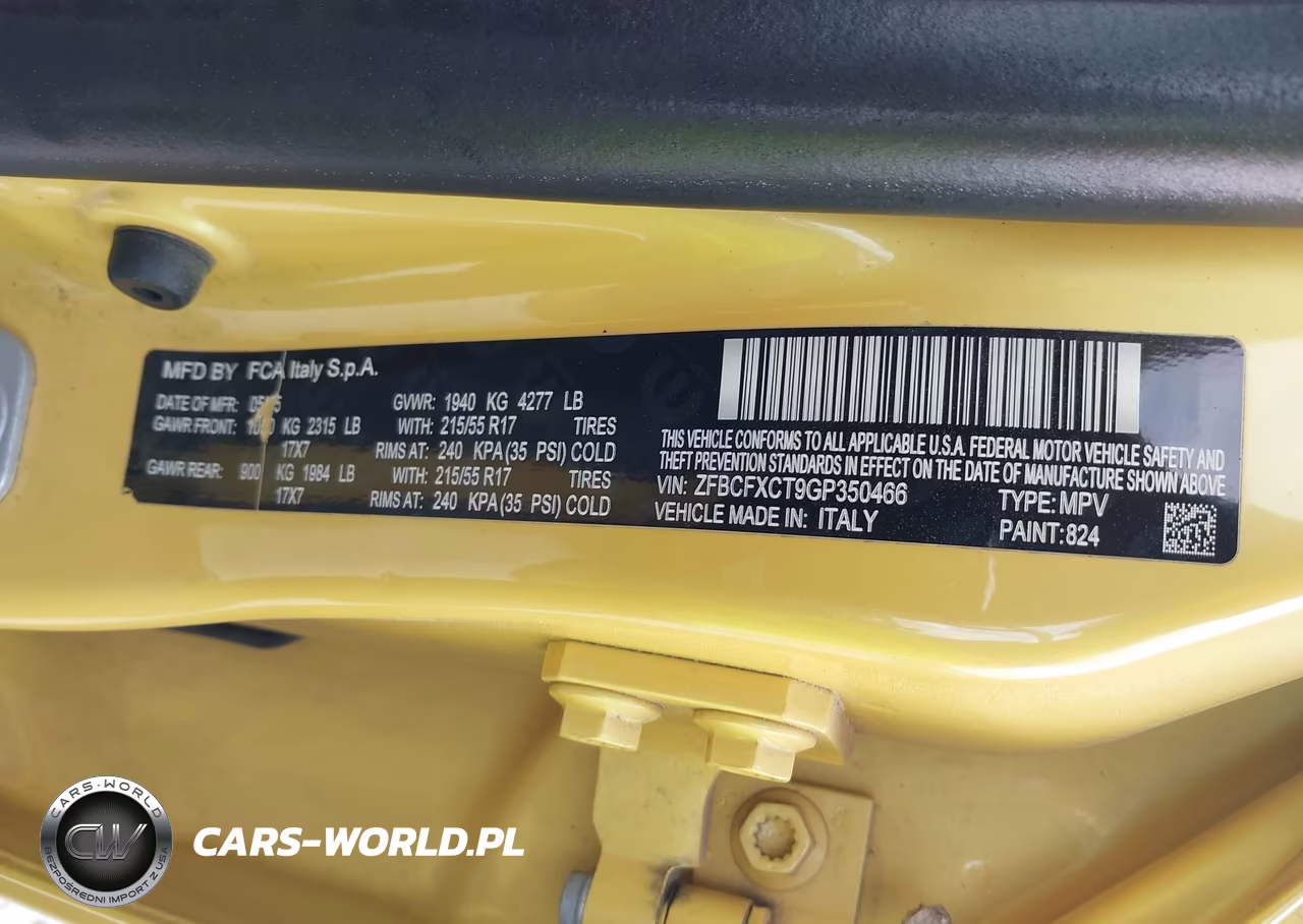2016 Fiat 500X Trekking VIN:ZFBCFXCT9GP350466 - 9