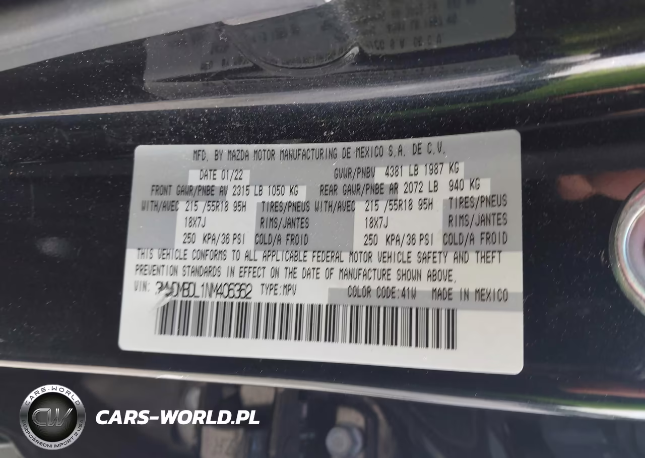 2022 Mazda Cx-30 Premium VIN:3MVDMBDL1NM406362 - 9