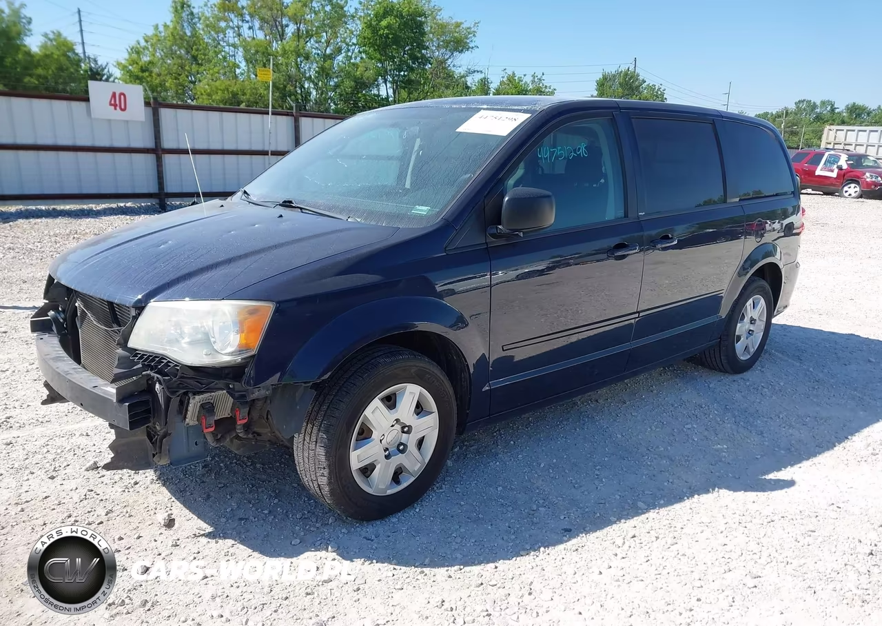 2012 Dodge Grand Caravan Se-Avp VIN:2C4RDGBG1CR372696 - 2