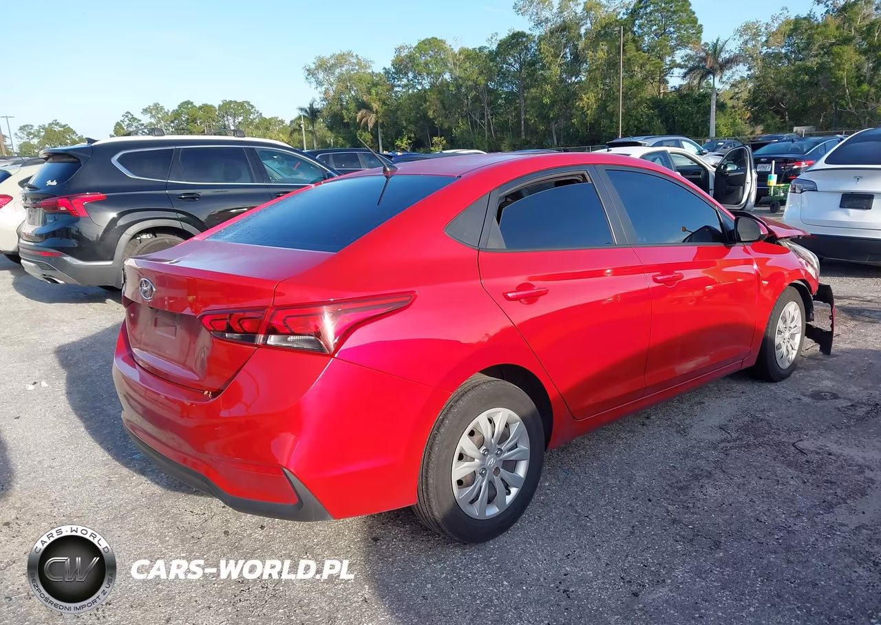 2021 Hyundai Accent Se VIN:3KPC24A62ME129775 - 4