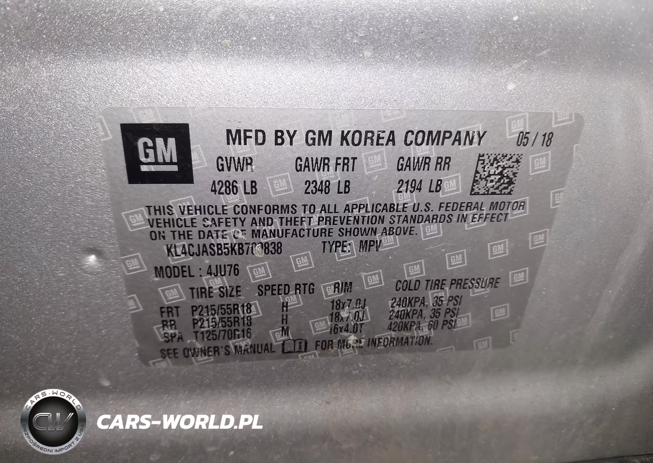 2019 Buick Encore Fwd Preferred VIN:KL4CJASB5KB700838 - 9
