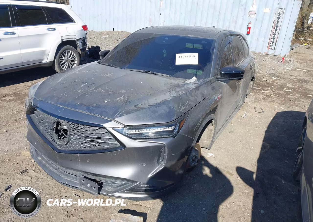 2022 Acura Mdx A-Spec Package VIN:5J8YE1H07NL044308 - 2