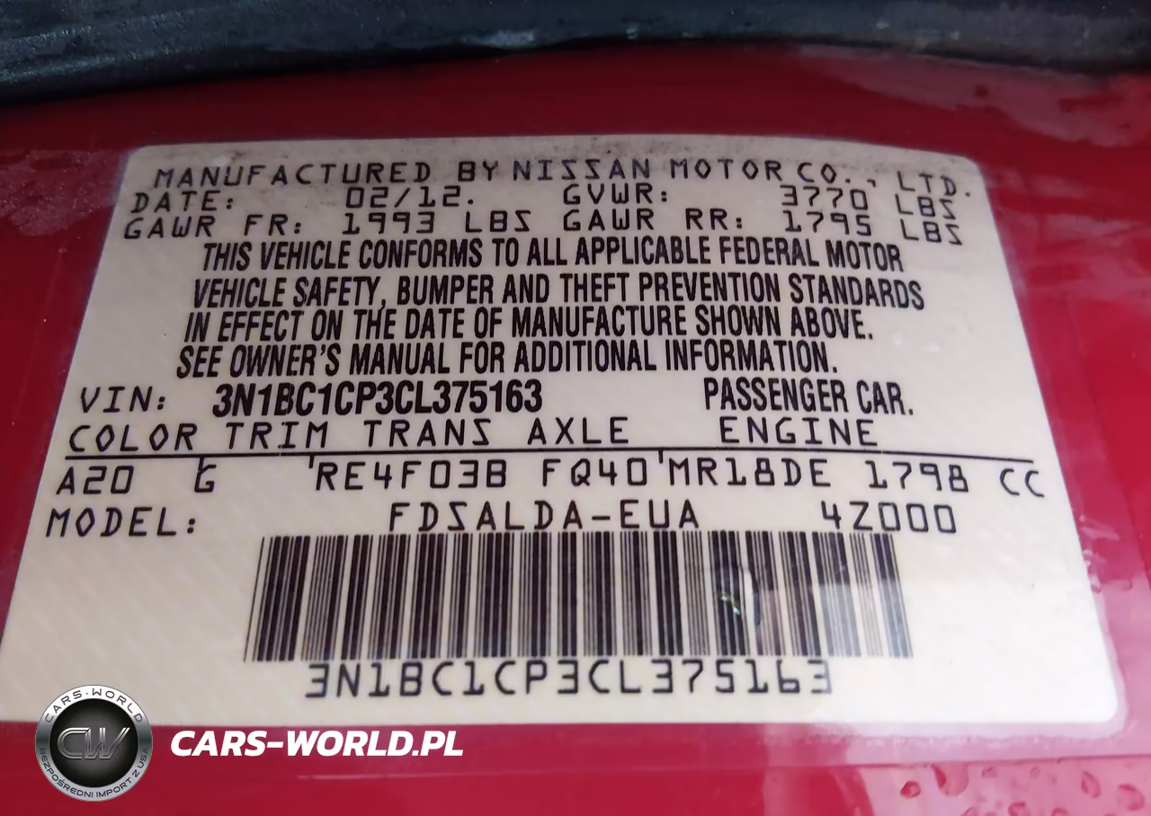 2012 Nissan Versa 1.8 S VIN:3N1BC1CP3CL375163 - 9