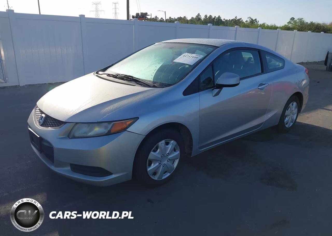 2012 Honda Civic Lx VIN:2HGFG3B52CH557655 - 2