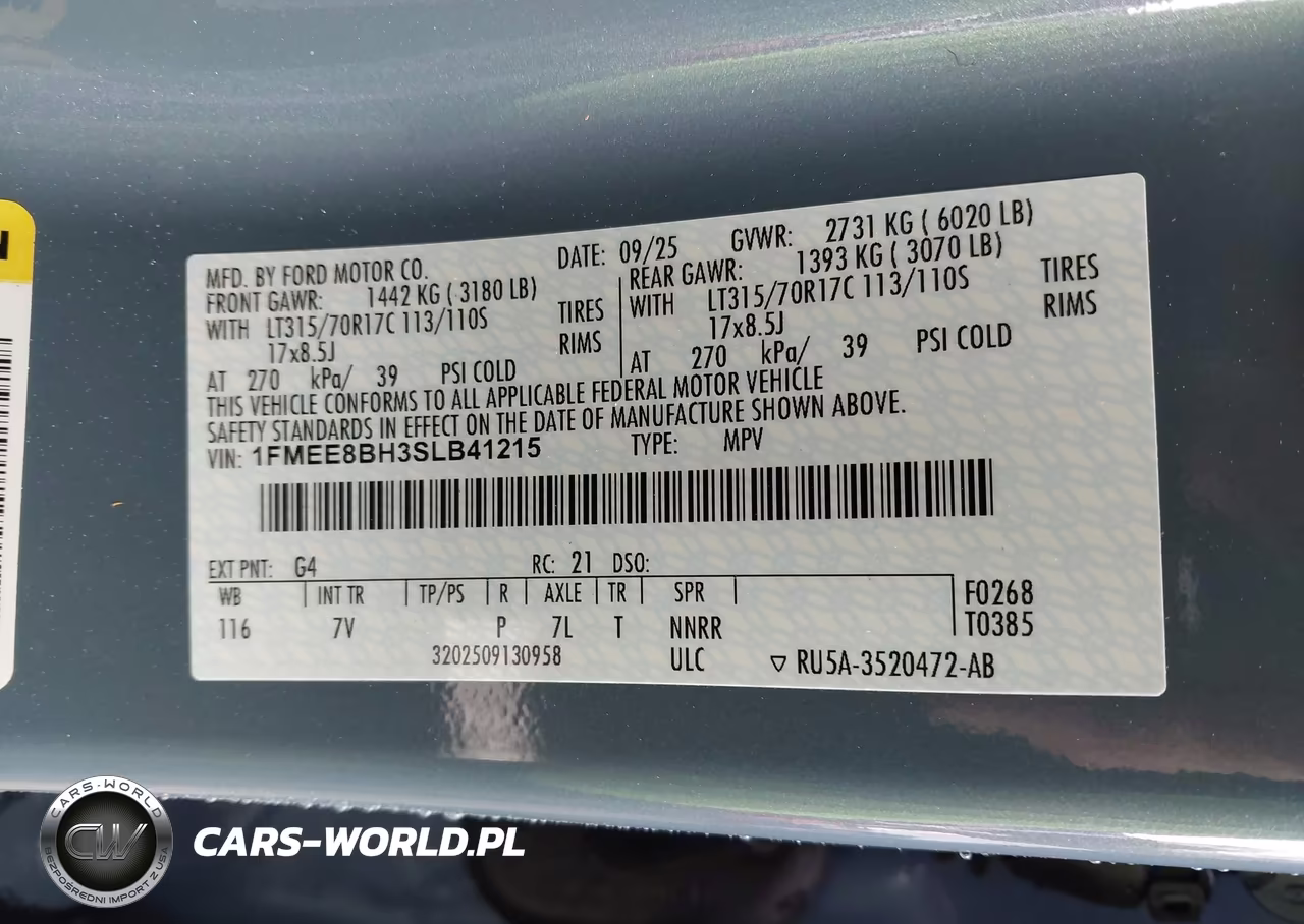 2025 Ford Bronco Outer Banks VIN:1FMEE8BH3SLB41215 - 9