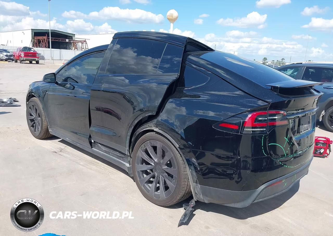 2022 Tesla Model X Plaid Tri Motor All-Wheel Drive VIN:7SAXCBE62NF340003 - 3