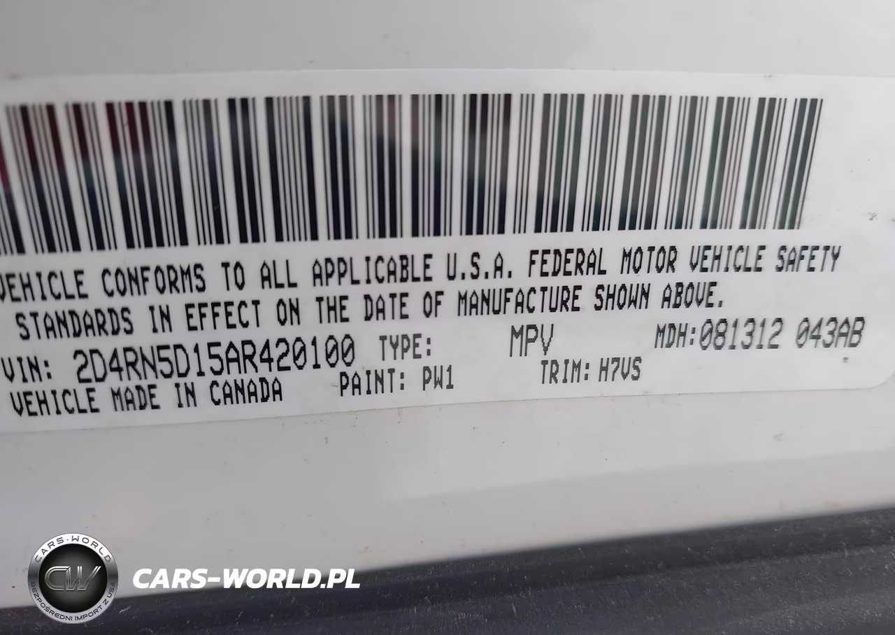 2010 Dodge Grand Caravan Sxt VIN:2D4RN5D15AR420100 - 9