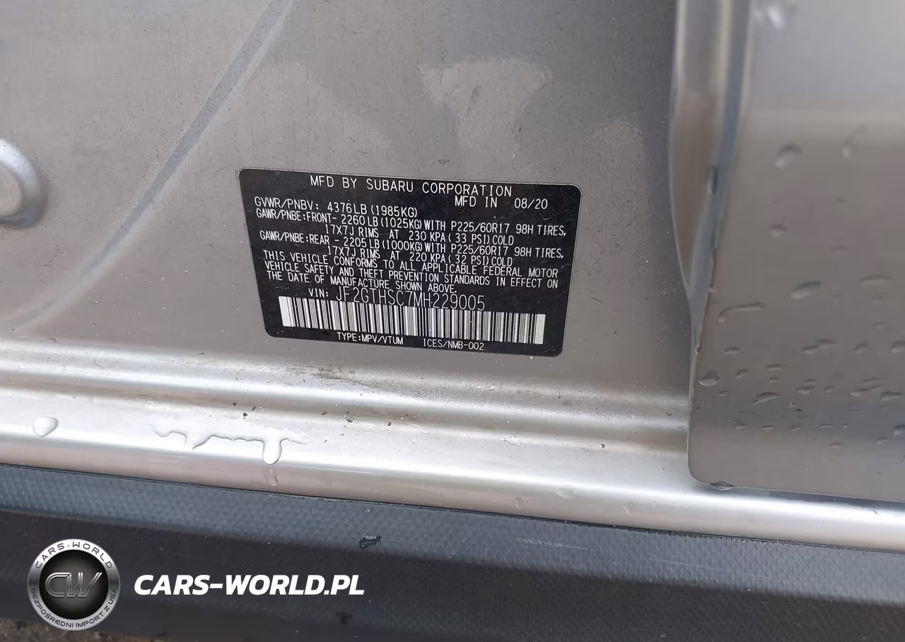 2021 Subaru Crosstrek Sport VIN:JF2GTHSC7MH229005 - 9