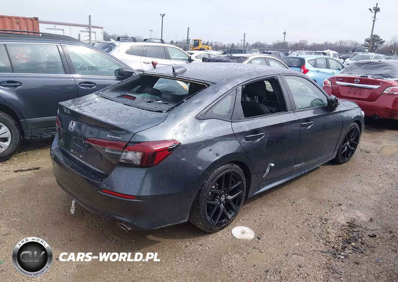 2025 Honda Civic Sport VIN:2HGFE2F54SH520907 - 4