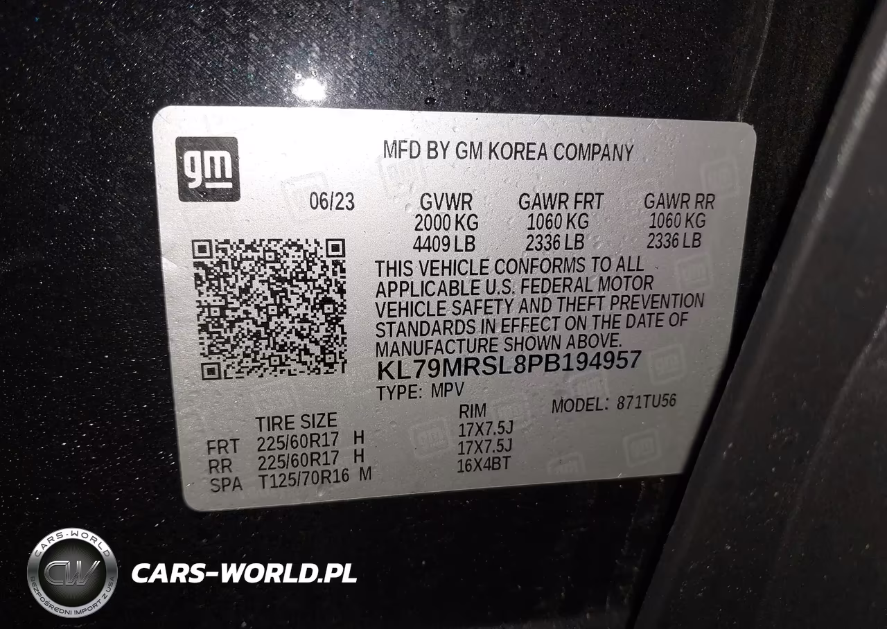 2023 Chevrolet Trailblazer Awd Lt VIN:KL79MRSL8PB194957 - 9