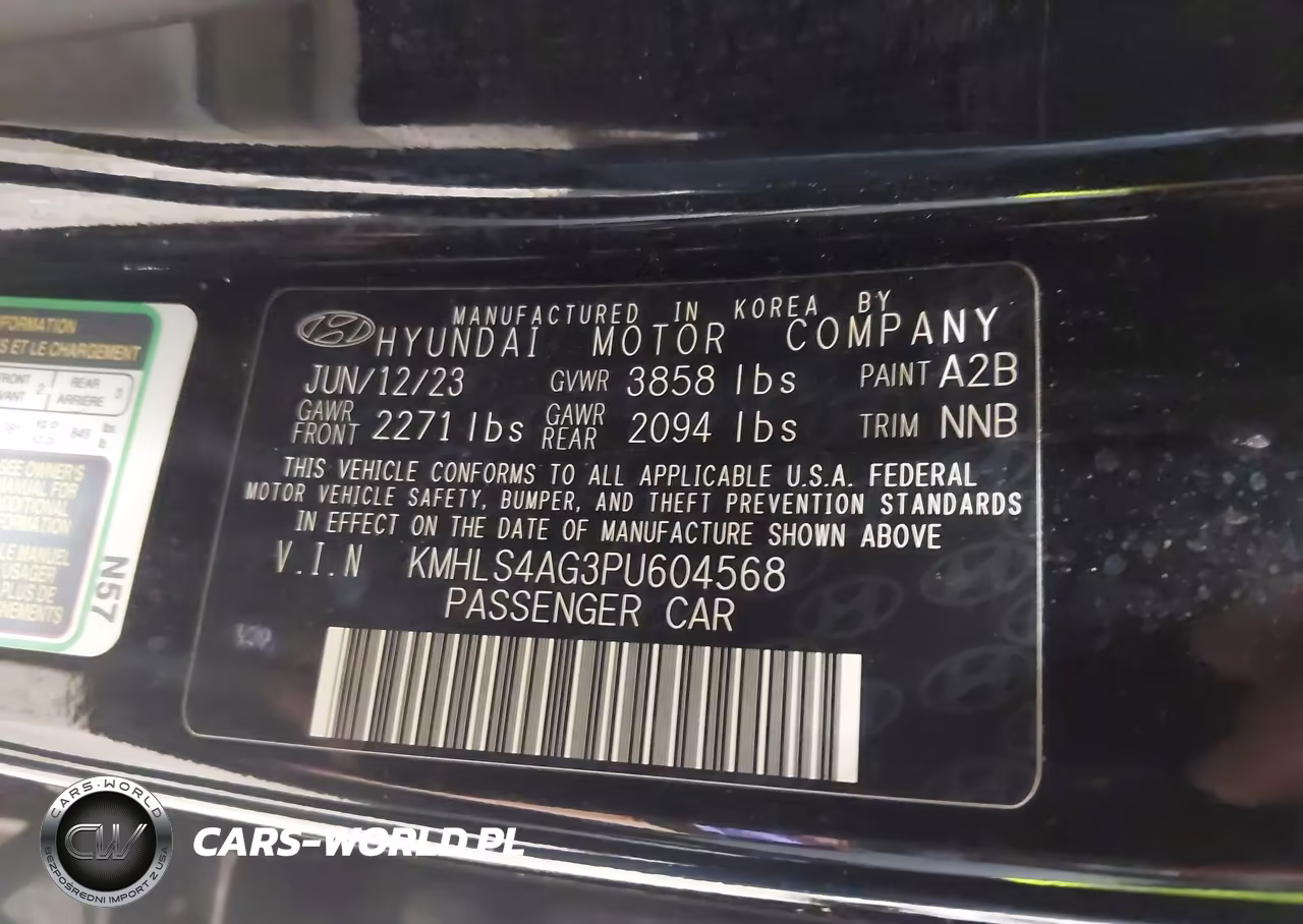 2023 Hyundai Elantra Sel VIN:KMHLS4AG3PU604568 - 9