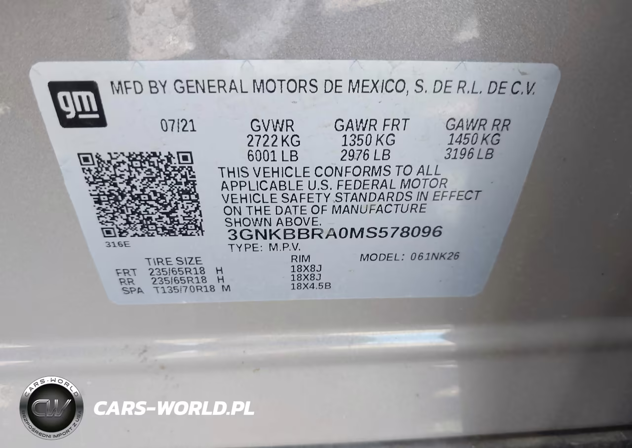 2021 Chevrolet Blazer Fwd 1Lt VIN:3GNKBBRA0MS578096 - 9