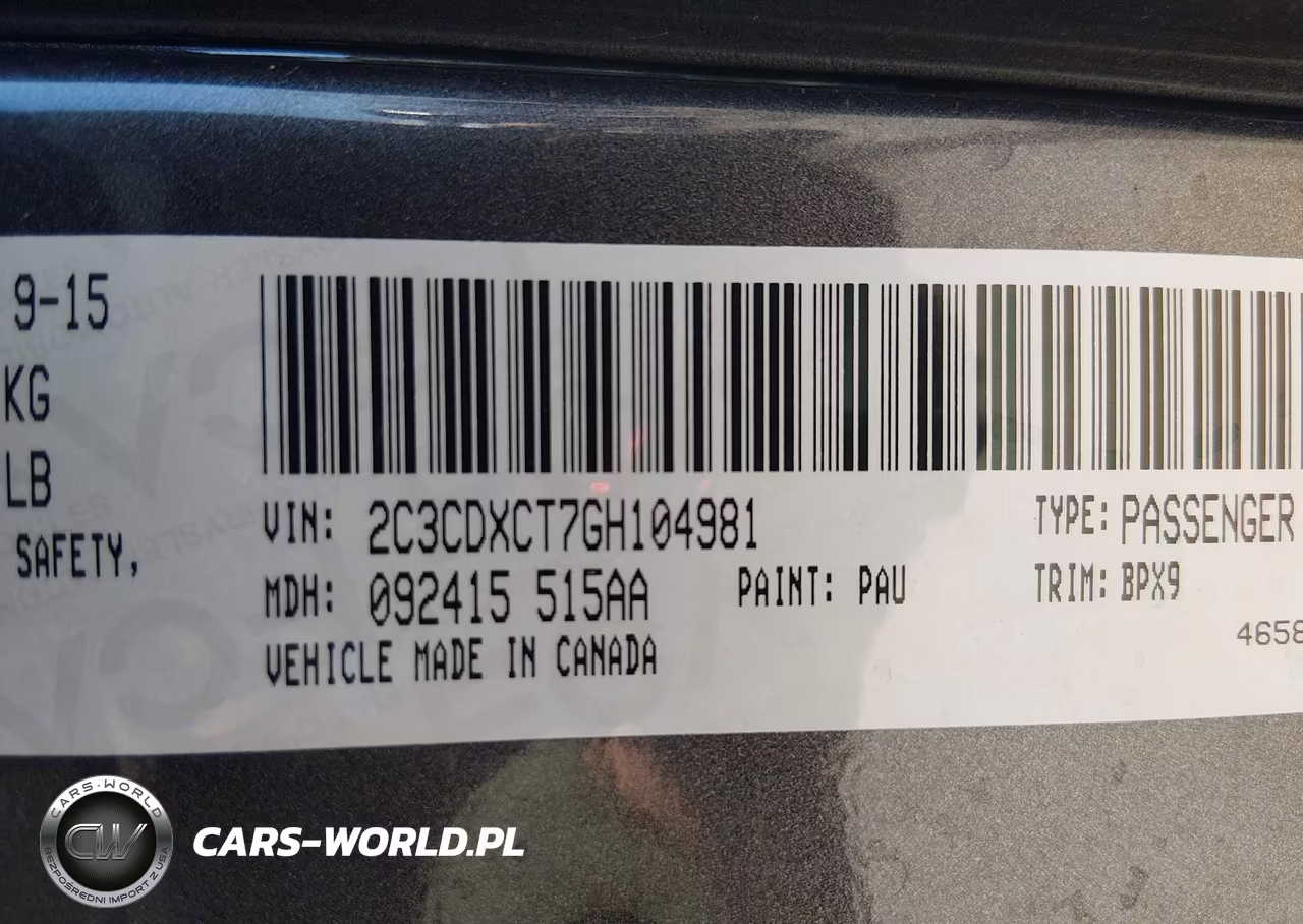 2016 Dodge Charger R-T VIN:2C3CDXCT7GH104981 - 9