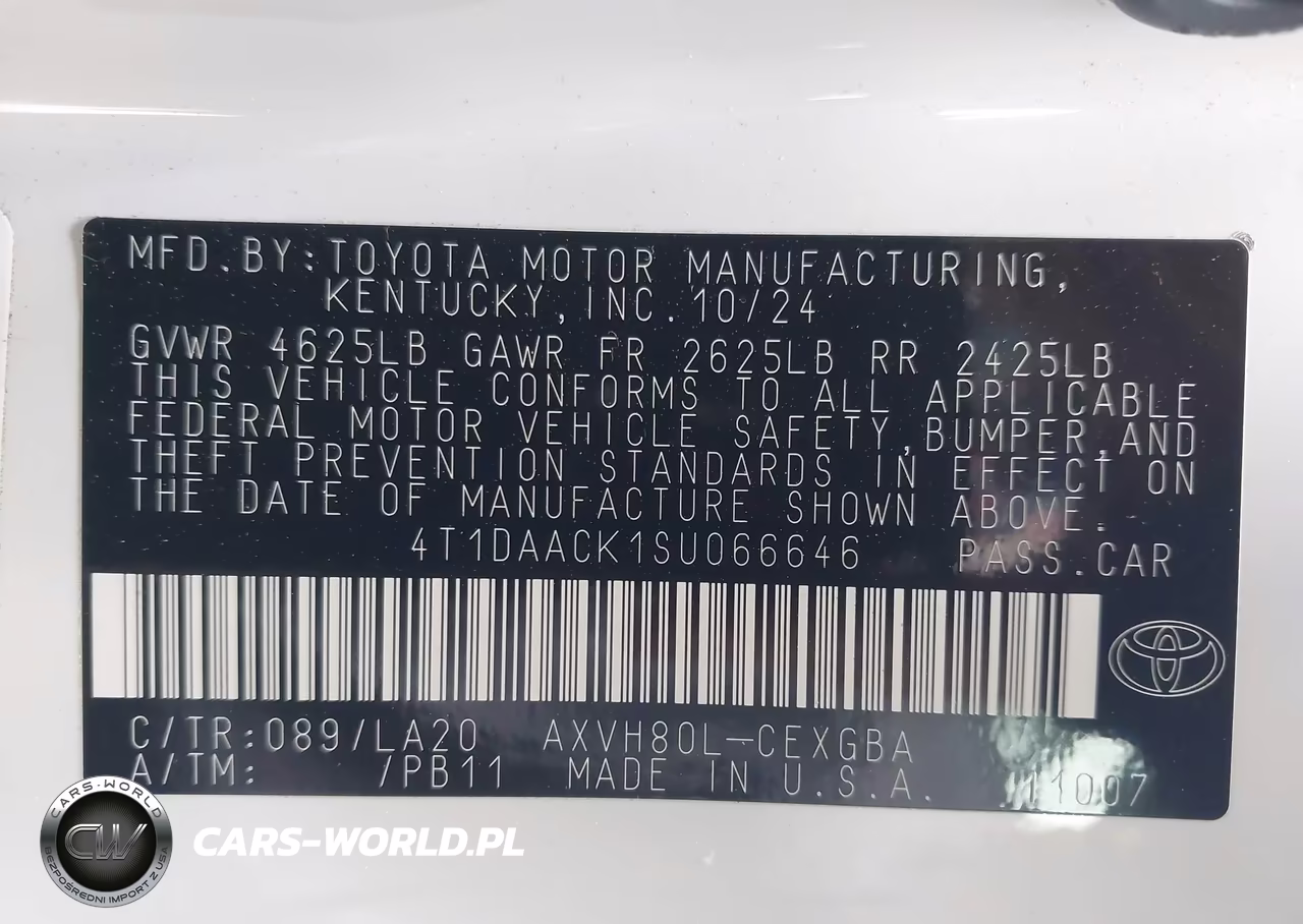 2025 Toyota Camry Xle VIN:4T1DAACK1SU066646 - 9