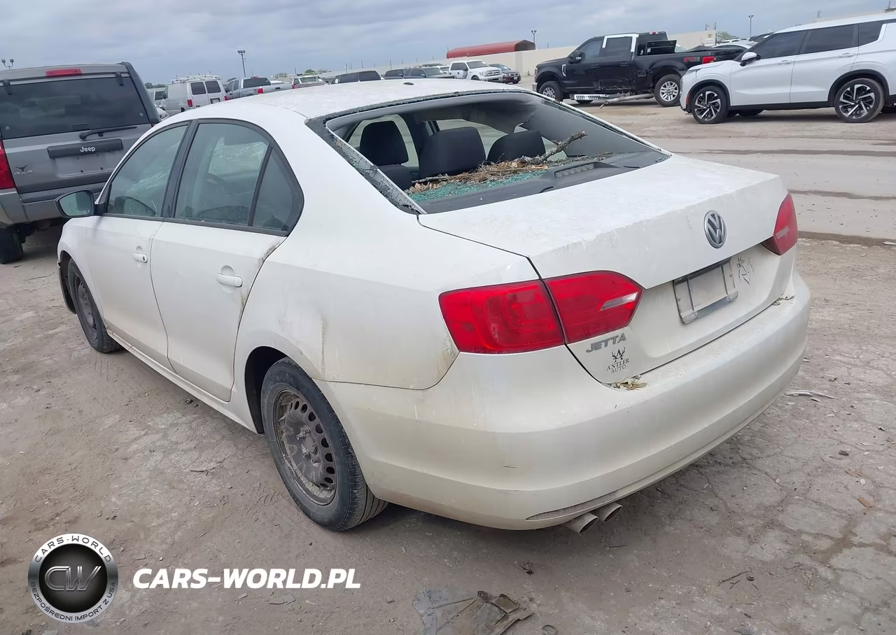 2012 Volkswagen Jetta 2.0L S VIN:3VW2K7AJ3CM415461 - 3