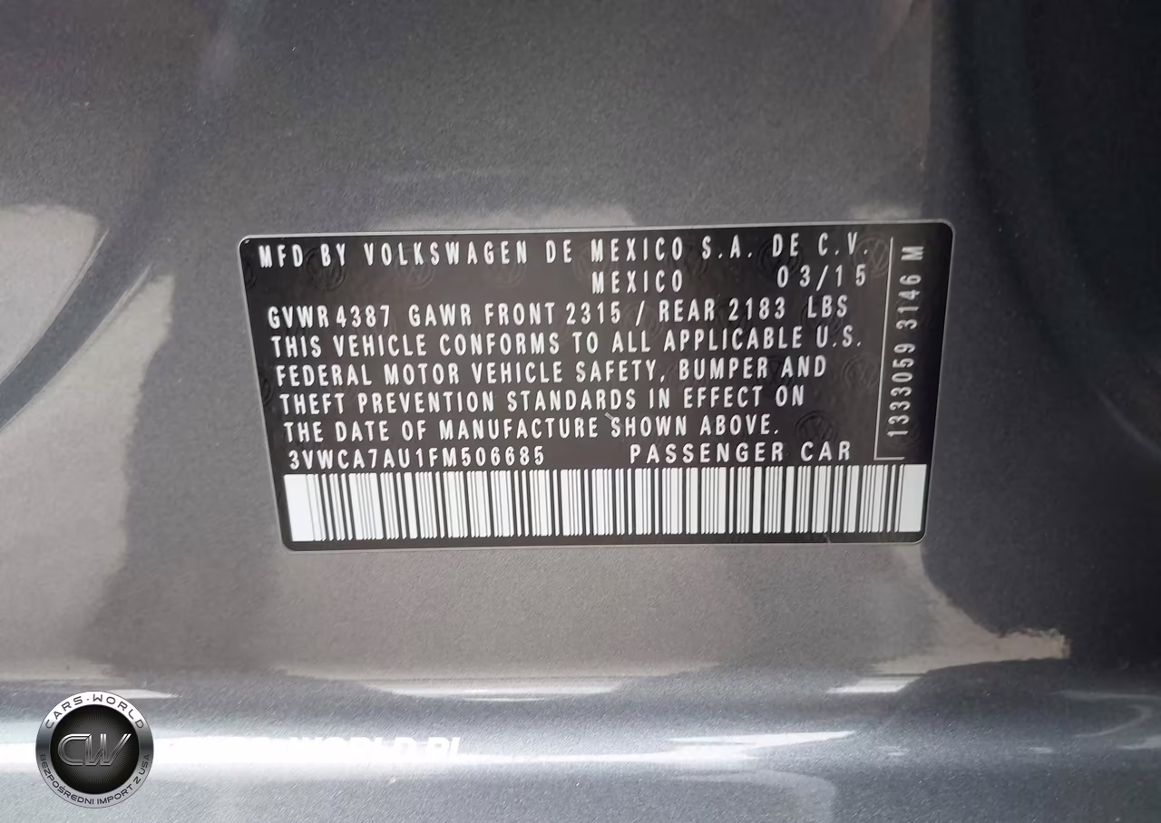 2015 Volkswagen Golf Sportwagen Tdi Sel 4-Door VIN:3VWCA7AU1FM506685 - 9