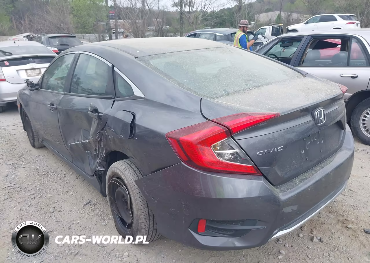 2019 Honda Civic Lx VIN:2HGFC2F65KH524124 - 3