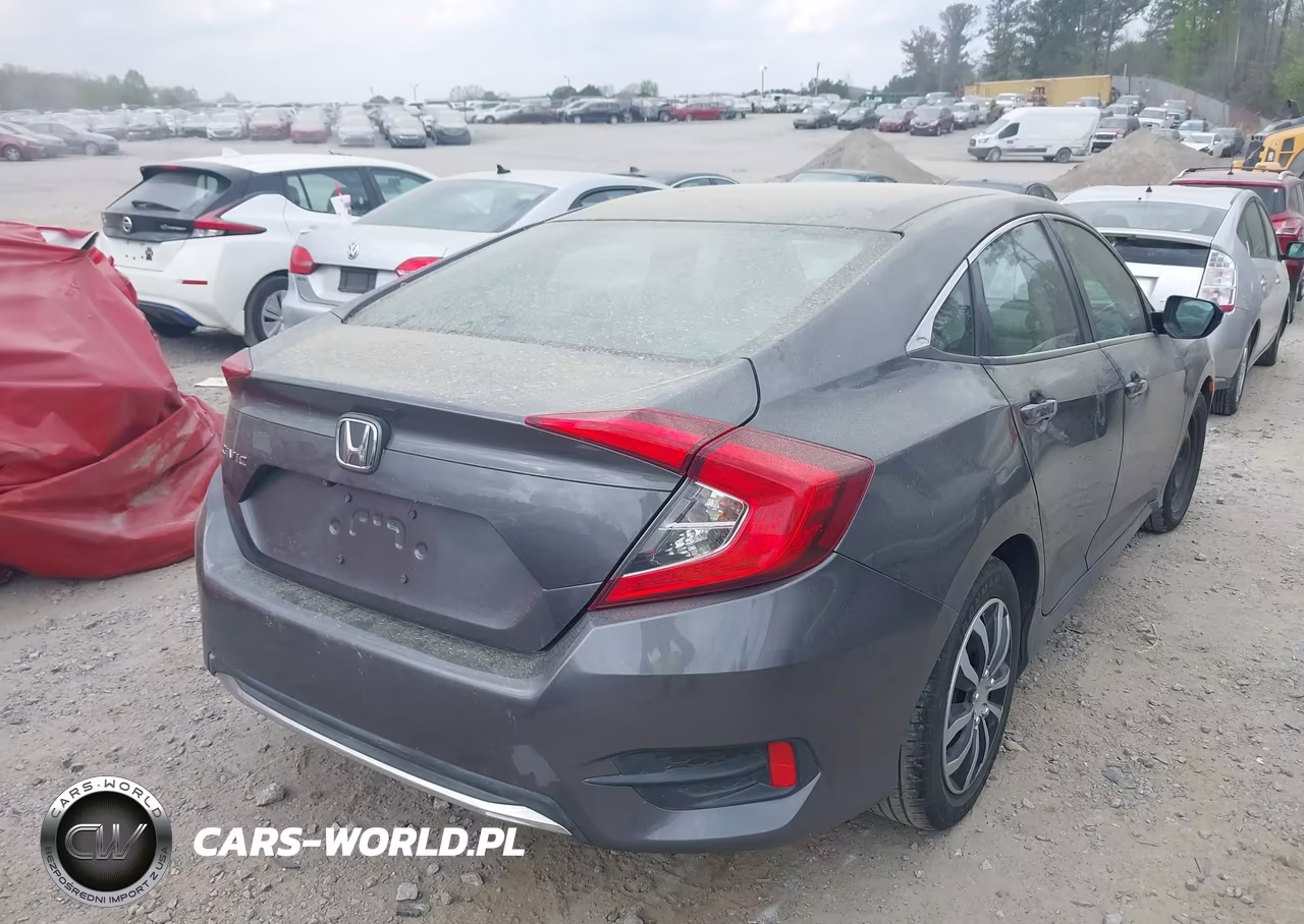 2019 Honda Civic Lx VIN:2HGFC2F65KH524124 - 4