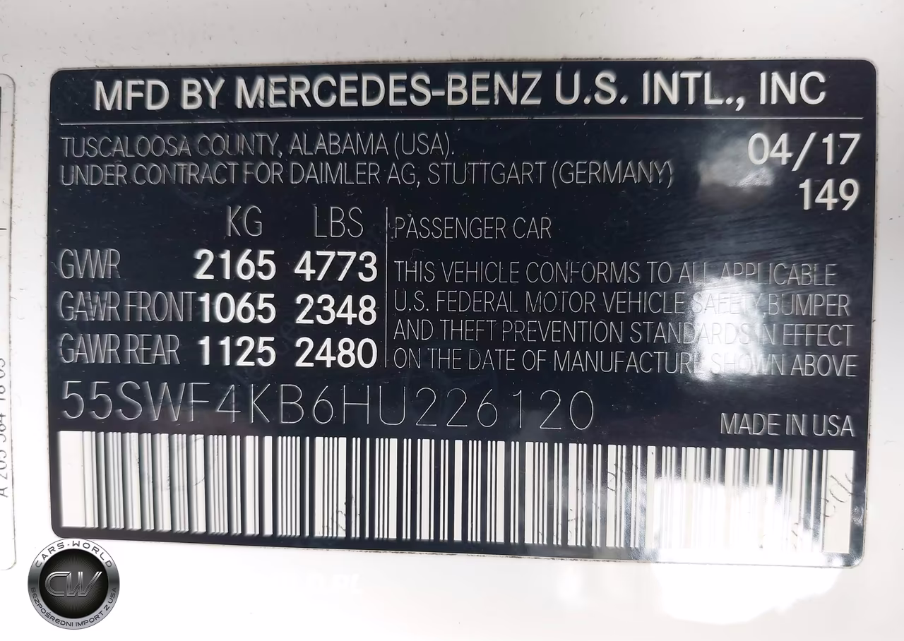 2017 Mercedes-Benz C 300 4Matic VIN:55SWF4KB6HU226120 - 9