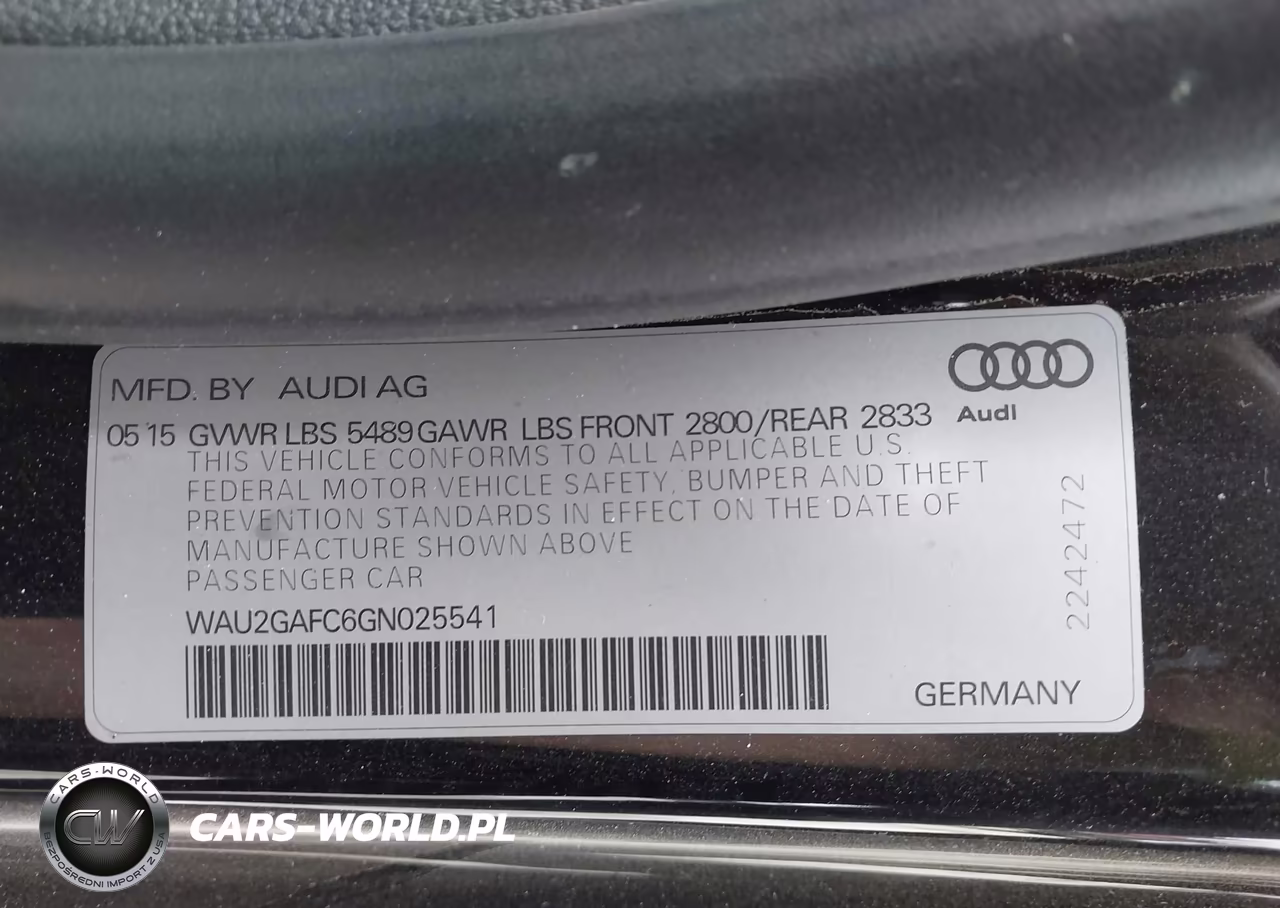 2016 Audi A7 3.0T Premium Plus VIN:WAU2GAFC6GN025541 - 9