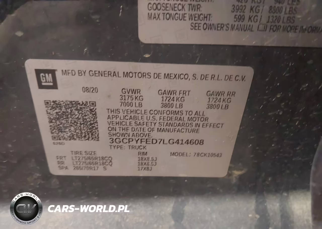 2020 Chevrolet Silverado 1500 4Wd Short Bed Lt Trail Boss VIN:3GCPYFED7LG414608 - 9