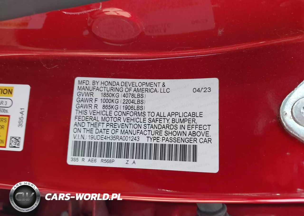 2024 Acura Integra A-Spec VIN:19UDE4H35RA001243 - 9