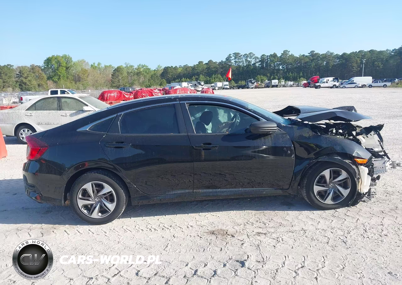 2019 Honda Civic Lx VIN:19XFC2F61KE022642 - 13