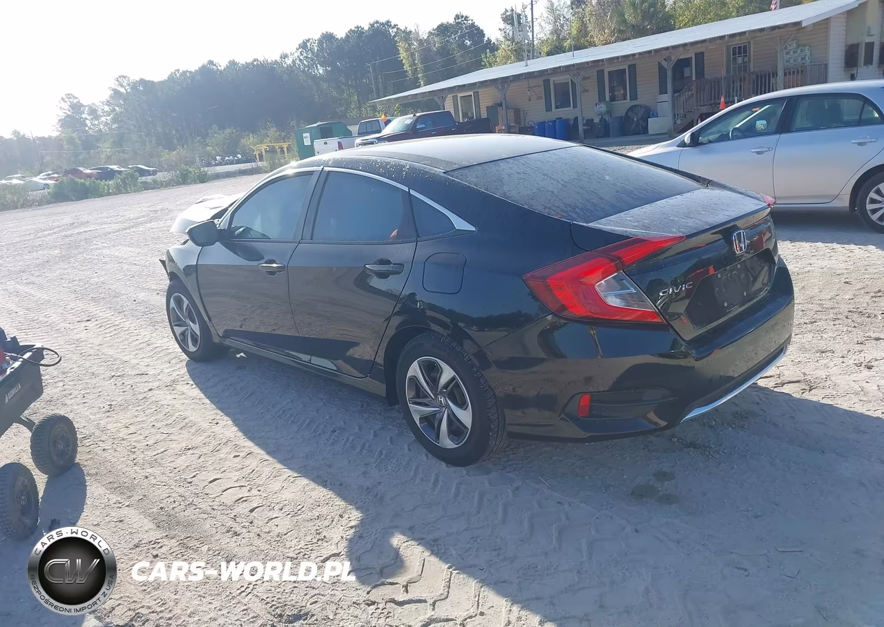 2019 Honda Civic Lx VIN:19XFC2F61KE022642 - 3