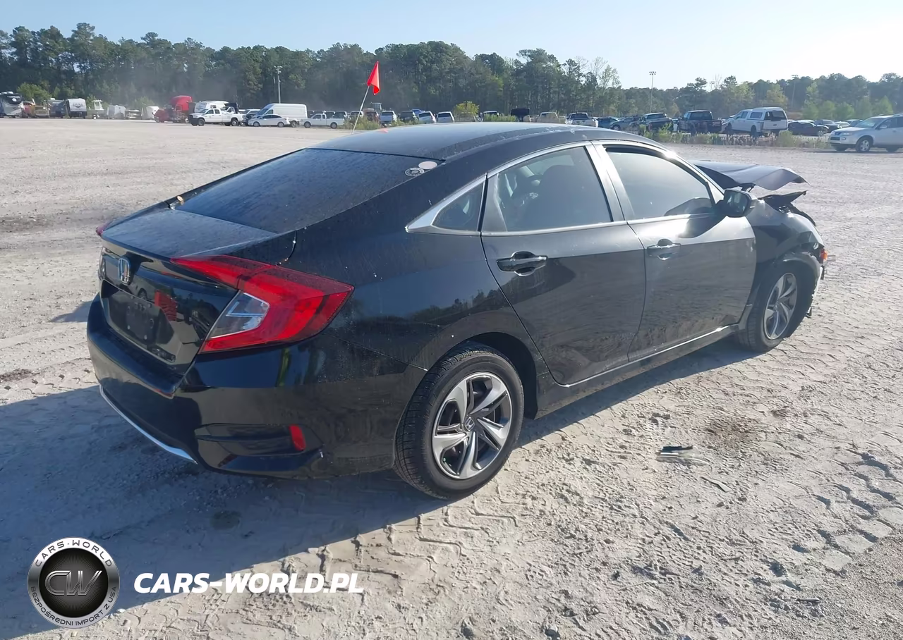 2019 Honda Civic Lx VIN:19XFC2F61KE022642 - 4