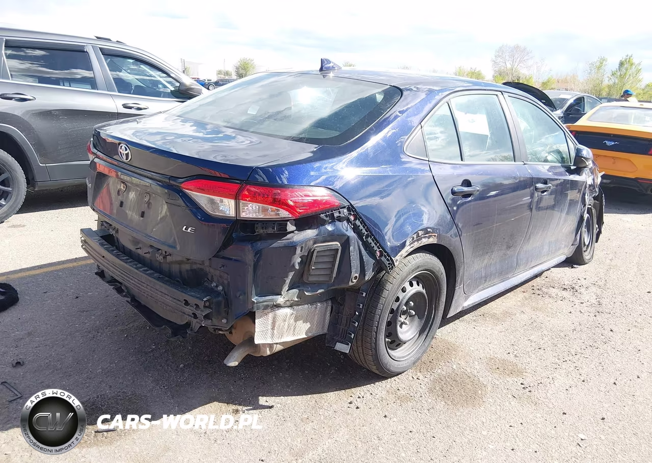 2021 Toyota Corolla Le VIN:5YFEPMAE6MP217485 - 4