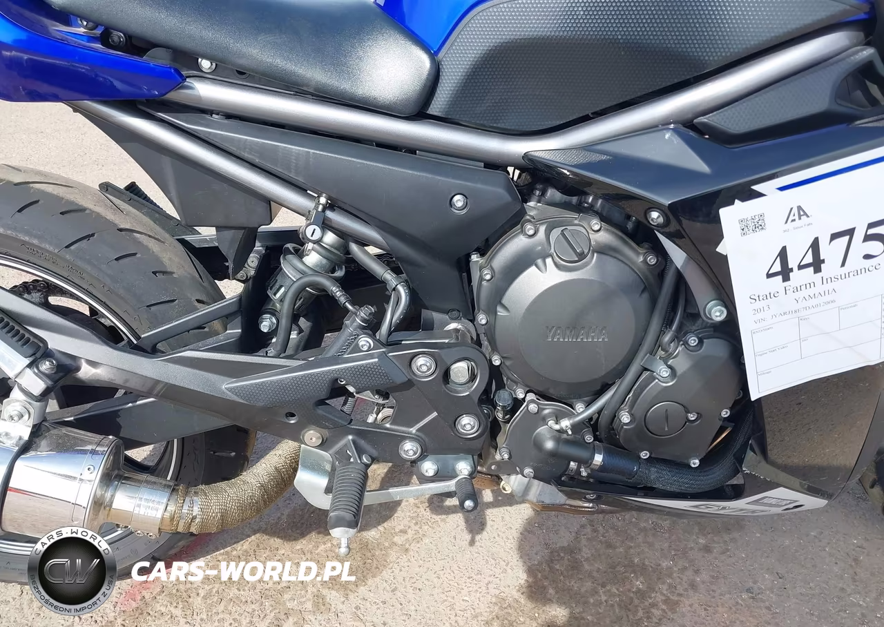 2013 Yamaha Fz6 R VIN:JYARJ18E7DA012006 - 8