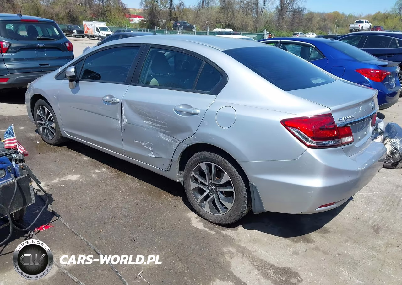 2015 Honda Civic Ex VIN:19XFB2F84FE031698 - 3