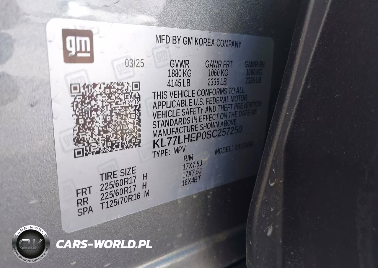 2025 Chevrolet Trax Fwd Lt VIN:KL77LHEP0SC257250 - 9