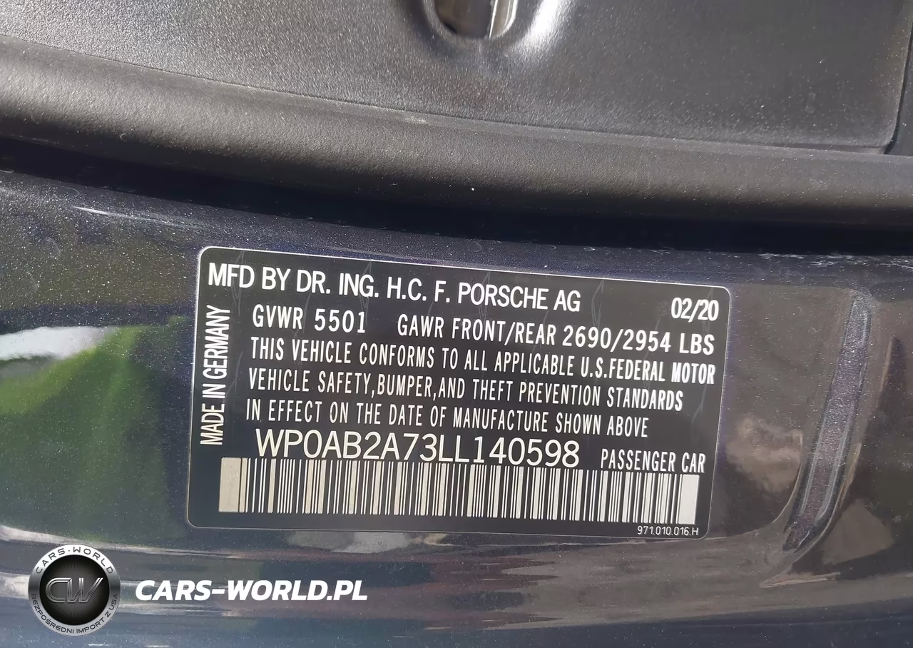 2020 Porsche Panamera 4S VIN:WP0AB2A73LL140598 - 9