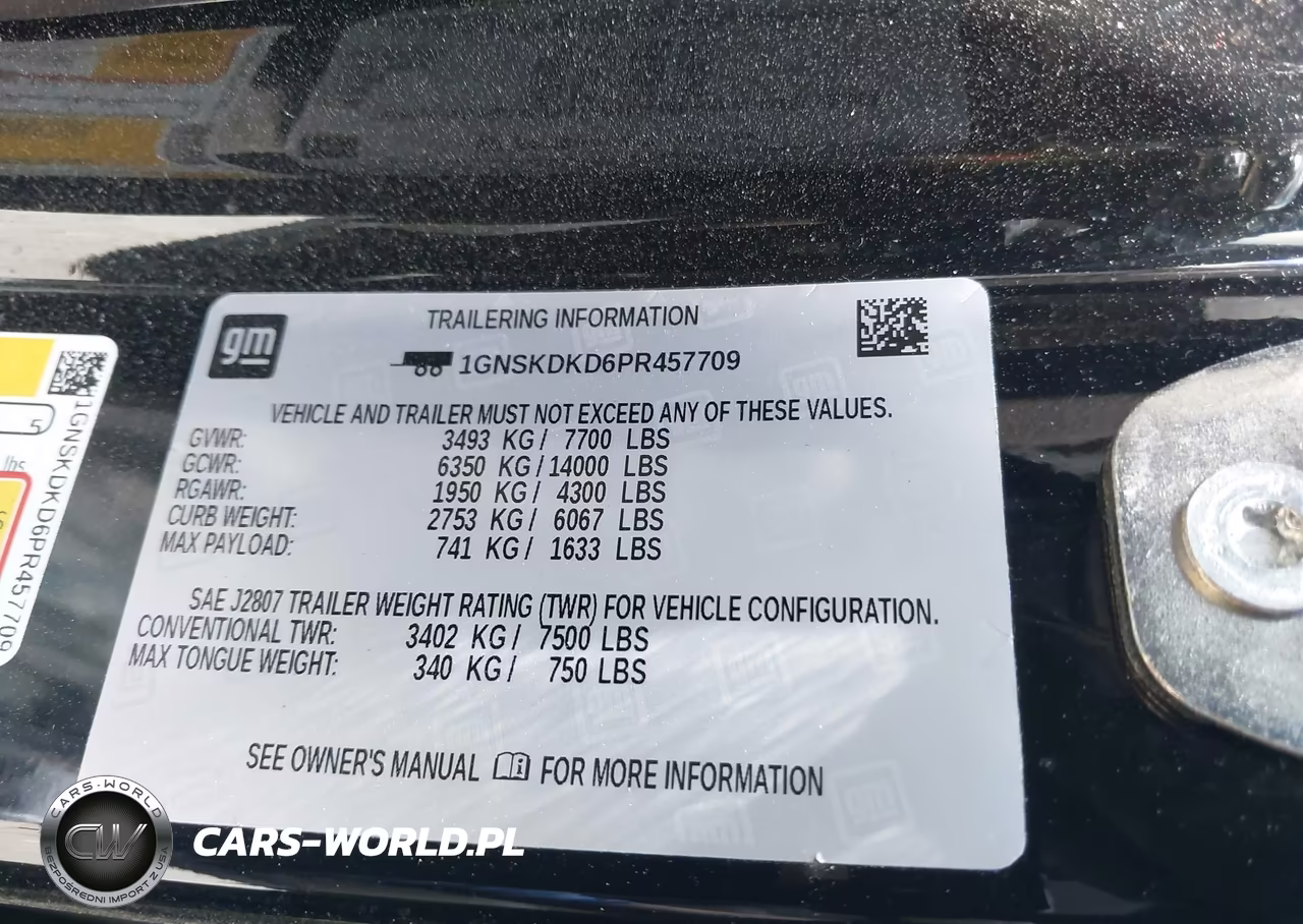 2023 Chevrolet Suburban 4Wd Z71 VIN:1GNSKDKD6PR457709 - 9