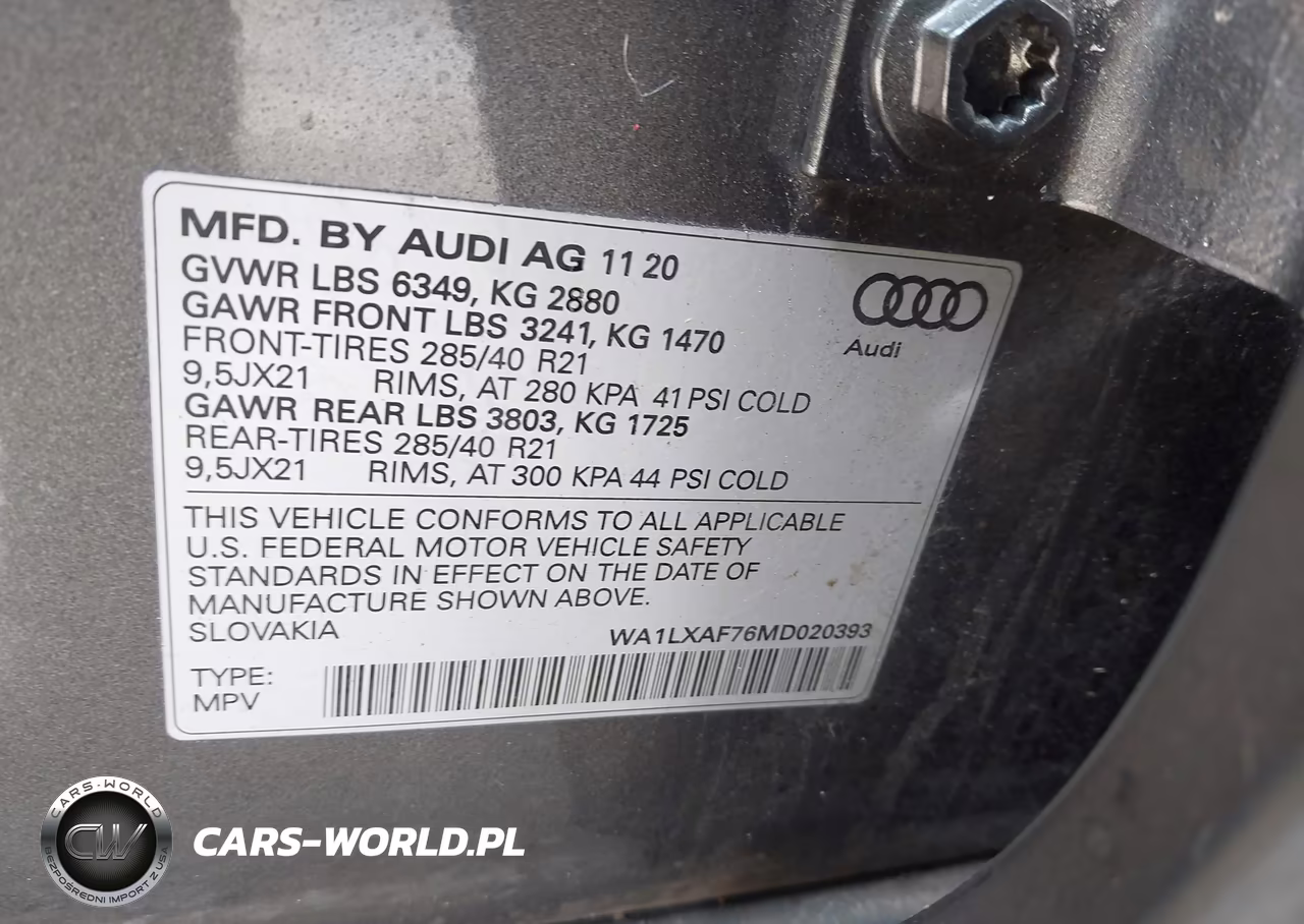 2021 Audi Q7 Premium Plus 55 Tfsi Quattro Tiptronic VIN:WA1LXAF76MD020393 - 9