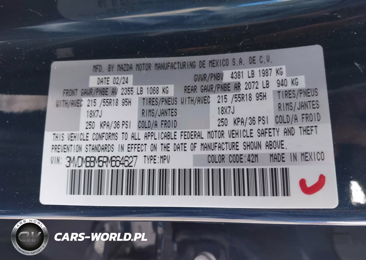 2024 Mazda Cx-30 2.5 S Select Sport VIN:3MVDMBBM5RM664627 - 9