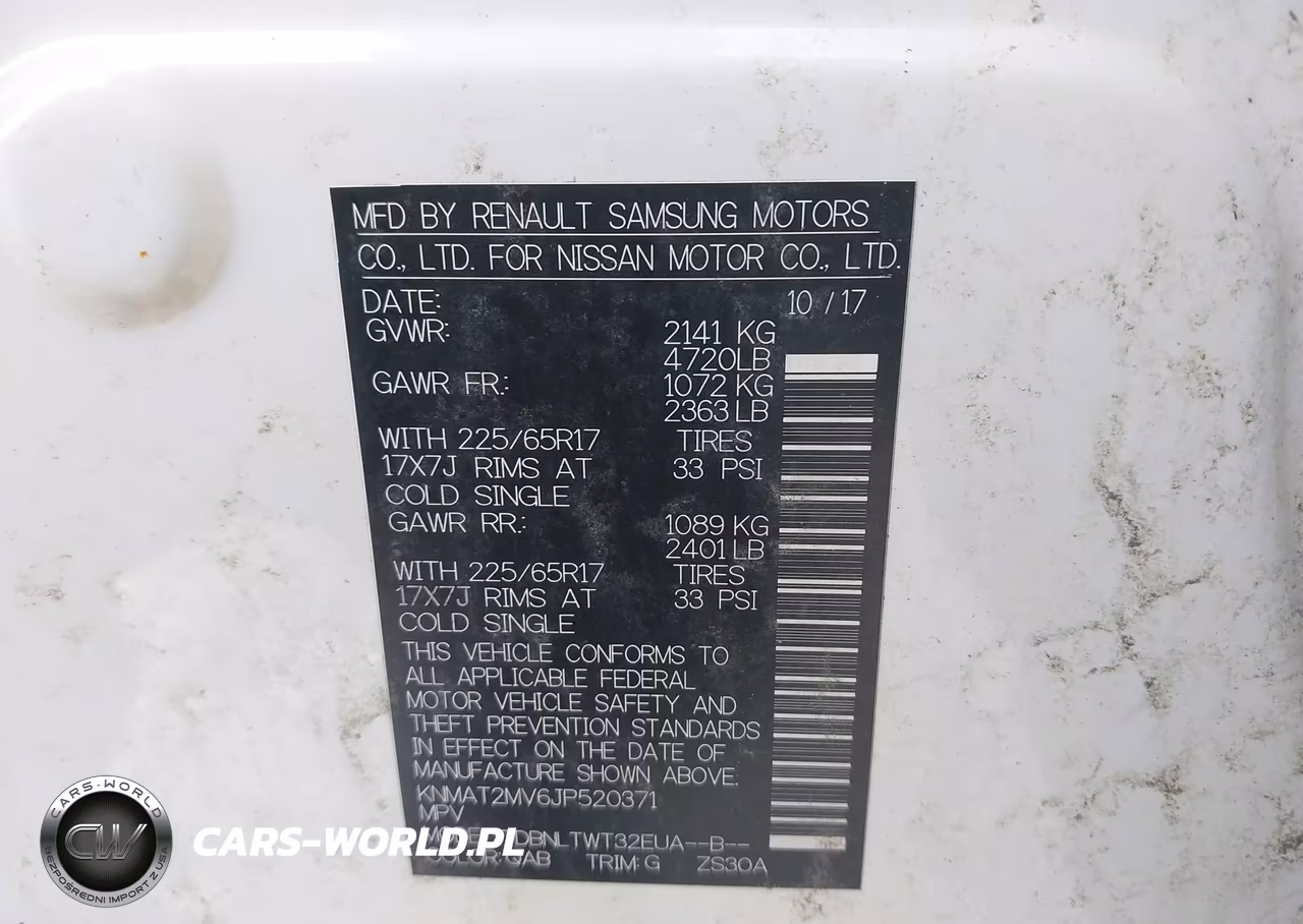 2018 Nissan Rogue Sv VIN:KNMAT2MV6JP520371 - 9
