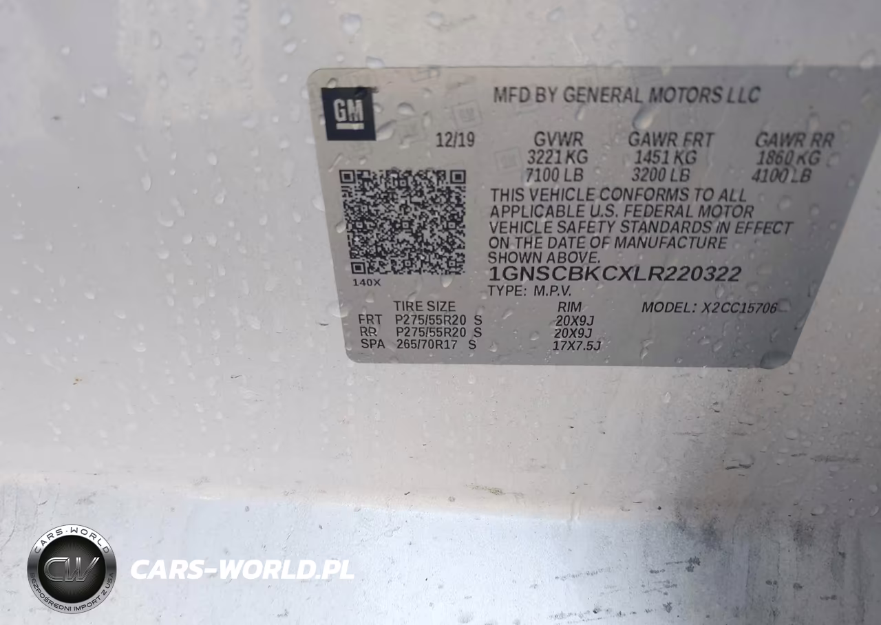 2020 Chevrolet Tahoe 2Wd Lt VIN:1GNSCBKCXLR220322 - 9