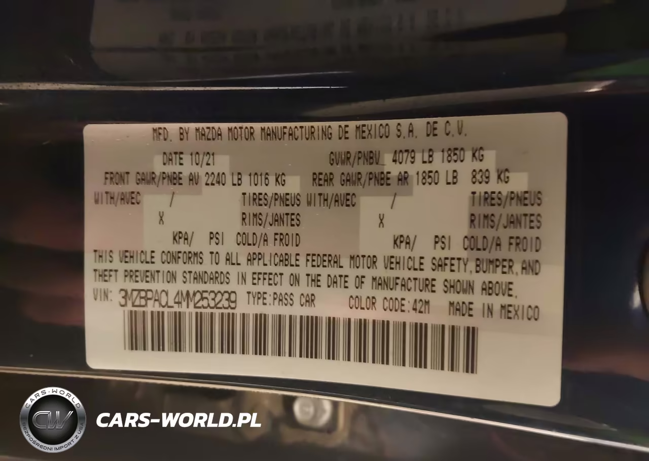 2021 Mazda Mazda3 Preferred VIN:3MZBPACL4MM253239 - 9