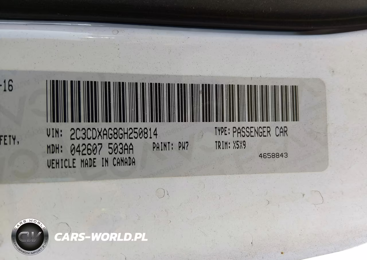 2016 Dodge Charger Police VIN:2C3CDXAG8GH250814 - 9
