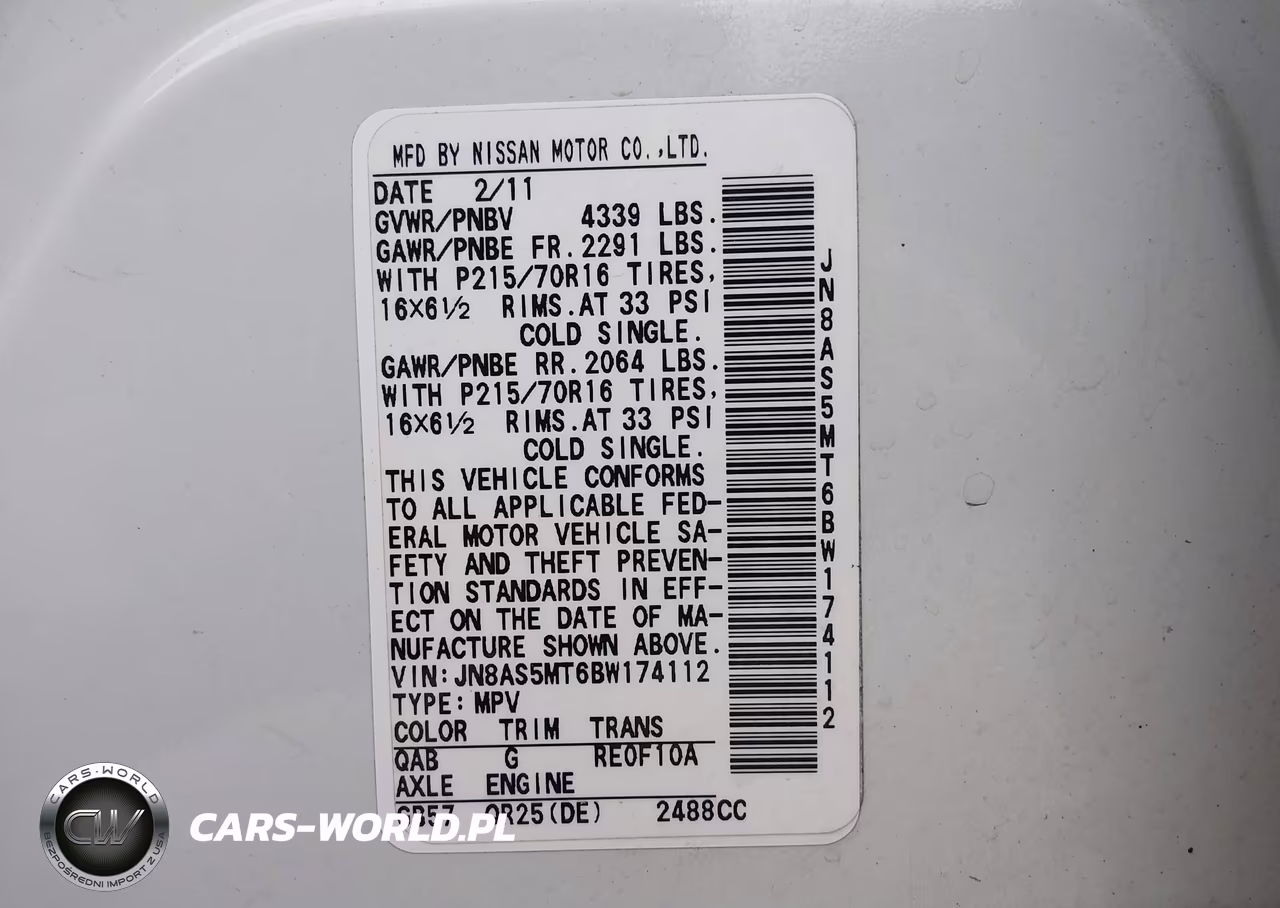 2011 Nissan Rogue S VIN:JN8AS5MT6BW174112 - 9