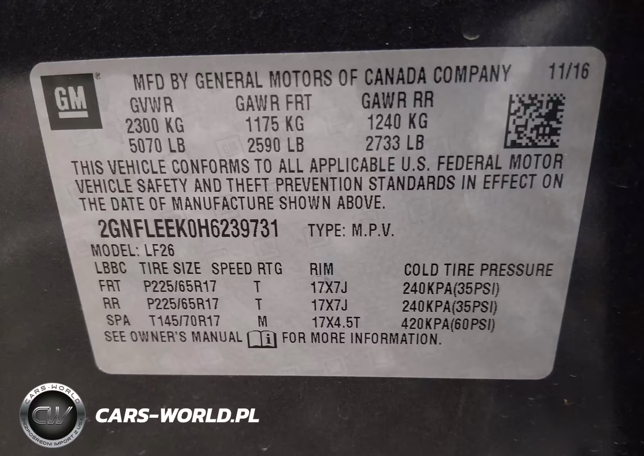 2017 Chevrolet Equinox Ls VIN:2GNFLEEK0H6239731 - 9